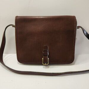 Vintage 70s Coach Large Saddle Bag NYC Bonnie Cashin